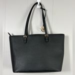 Michael Kors  Black Jet Set Travel Saffiano Leather Top-Zip Tote Bag Photo 1
