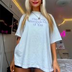 Lonely Ghost “this song reminds me of you” floral graphic print t shirt oversized Photo 0