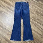 Joie  Size 28 Jeans Nouveau Flare Cut Off Raw Hem Cobalt Wash Mid Rise Women’s Photo 12