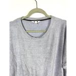 Three Dots  purple sweater‎ with drawstring Photo 3