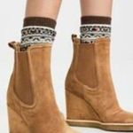 Veronica Beard  Carmel suede wedge boots size 10 Photo 0