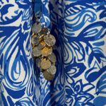 Lilly Pulitzer  Miraflora Dress Women XS Maxi Blue Crush Open Water Preppy Summer Photo 4