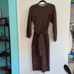 Lush Clothing NWT Lush‎ Sweater Maxi Dress in Espresso - Size M Photo 7
