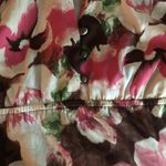 Motherhood  maternity size small Pink and Brown Floral top / short dress Photo 1