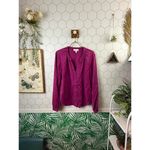 Cloth & Stone from Anthropologie Purple Tencil Long Sleeve Top - Size - Medium Photo 1