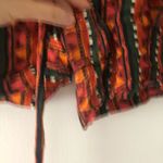 Farm Rio  Gemma Belted Shorts in Orange Geometric Print Size XS Viscose Photo 5