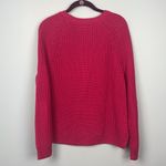 Lauren Ralph Lauren pink knit crewneck large cotton sweater Photo 6