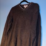 Old Navy V-Neck Sweater in Dark Gray Photo 4