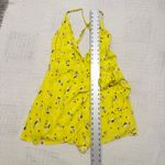 Free People  Tango at Night 10 faux wrap tie flap front romper SH 3099 Photo 2