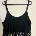 No Boundaries  Juniors Black and White Paperbag Waist Jumpsuit - XXL Photo 4