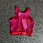 Nike  Pro Pink Patterned Athletic Tank Photo 2