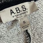 ABS Allen Schwartz  • Grey Black Lace Up Side Sweatshirt Photo 4