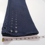 3x1 NYC Jeans Midway Eyelet Black Denim Flared Leg Photo 10