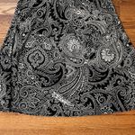 Chico's  A Line Elastic Waist Skirt-Black Tan Pattern-Size 0 (Small) Photo 2