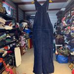 Disney Vtg Winnie Pooh Bear Fall Leaves Corduroy Overalls Size XL 36" Waist  Photo 2
