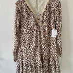Tularosa Revolve Alicia Mini Dress in Prius Camel Floral Photo 2