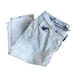 Lane Bryant size 26 acid wash curvy high rise pedal Photo 0