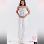 House Of CB  Ivory Linen Mix Trousers NWOT size‎ XS Photo 1