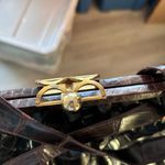 Vintage Dark Chocolate Crocodile Photo 1