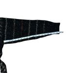 Vintage 90s Cellini Aztec Textured Knit Wool Blend Sweater Black Size Small Photo 2