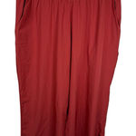Halara  Breezeful Flowy Pant in Vibrant Rust Orange Color Size XL Photo 0