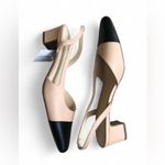 Liz Claiborne NWT  Women’s Black and Tan Slingback Heels Size 9M Photo 5