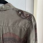 Desigual  Dress Womens Medium Boho Military Embroidered Woodland Fairy Earthy Photo 11