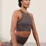 Athleta XS Conscious Crop Bra Bridget Abstract Grey X-Small A-C Cup Photo 0