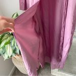 ZARA  Satin Effect Faux Wrap Midi Dress Photo 11