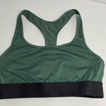 Victoria's Secret Victoria Secret Sports Bra Green‎ Black Size Medium Photo 0