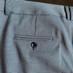 Geoffrey Beene  Sport Stretch Crop Low Rise Black/White Houndstooth Print Sz 12S. Photo 5