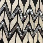 BCBG MAX AZRIA A-Line Sequin Chevron Skirt Photo 2
