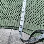 Handmade Crochet Knitted Hippie Boho Beach Green Star Mesh Long Sleeve Sweater Women's Photo 5