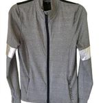 Bebe  sport gray metallic athletic zip up sweater Photo 0