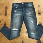 Juicy Couture Woman’s Distressed with Rhinstones Size 4 Y2K Photo 0