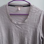 Victoria's Secret solid long sleeve shirt round neck cashmere blend top in light brown size large. Photo 1