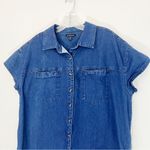 Universal Standard Short Sleeve High Low Denim Tunic Size 10-12 Photo 2