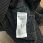 Athleta Hanover V-Neck Ribbed Wool Blend Longline Tunic Sweater – Black, Size S Photo 7