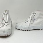 Superga Women's 2341 Alpina Cotu High Top Canvas Lug Sole Casual Sneakers White Photo 0