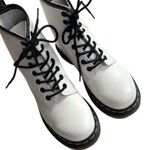 Dr. Martens Like New  Leather 1460 8 Eye Boots White Size 5 Photo 3
