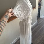 Mahina  White Sheer Dress duster Photo 2
