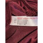 Free People  Women’s Burgundy Long Sleeve Bodysuit Size XL Photo 7