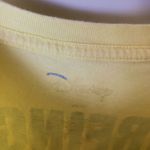 Disney Surfing Hawaii T Shirt Womens Yellow Medium Stitch Character Raw Hem M Photo 12