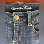 American Eagle  Outfitters Skinny Kick 6 Blue Flare Jeans Photo 3