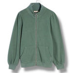 Madewell  Size XL Green Garment-Dyed Terry Zip-Up Sweatshirt Simply Sage NG568 Photo 0