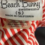 Beach Bunny ‎ Red Navy Polka Dot Bikini Top Photo 7