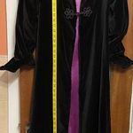 Jeannie Nitro Black Velvet Theatre Costume Cosplay Goth Cloak Satin Lined Size L Photo 6