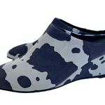 Pelle Moda Mules Women Cow Print Wedge Black Size 6 Photo 1