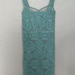 Free People Intimately Bodycon Lace Tank Dress Aqua Size XS/S Photo 5