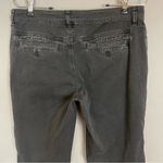 prAna Jeans Cropped Ankle Tapered Leg Faded Black Dark Gray Women Size 8 Cotton Photo 5